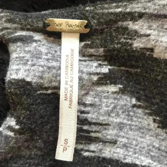 Free People Ikat Print Boho Tunic Size S—WB02 - Picture 6 of 7